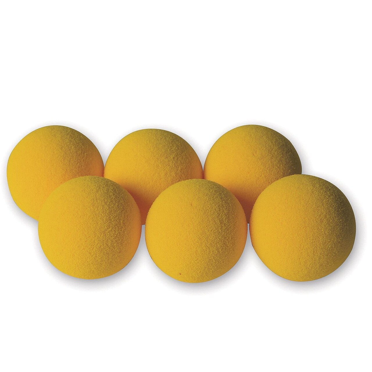 S&S Worldwide Super Bounce Foam Balls. High Density 3-1/2" Diameter Balls are Cut from PU Foam Blocks. Tons of Activity Options including Indoor Softball, Beginner Tennis Ball and More. Set of 6.